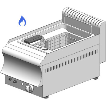 Φριτέζα αερίου επιτραπέζια FG8CAT VISVARDIS