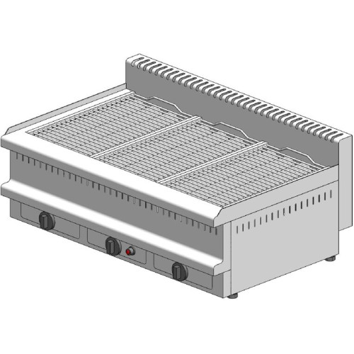 Γκριλ αερίου G370 επιτραπέζιο VISVARDIS