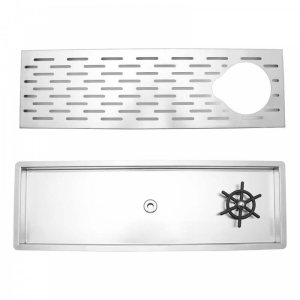 Rinser χωνευτό με σχάρα Inox - Image 3